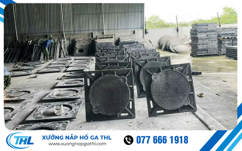 Sản xuất nắp hố ga