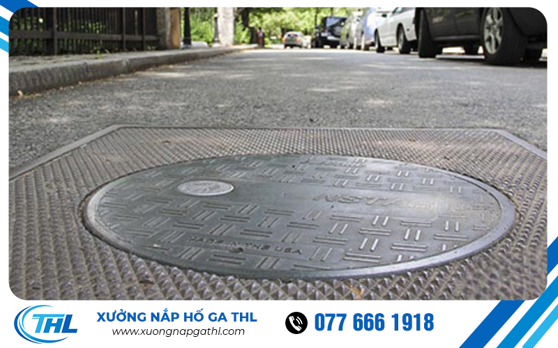 Dự án lắp đặt nắp hố ga