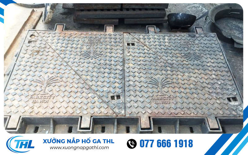 Nắp bể cáp bằng gang